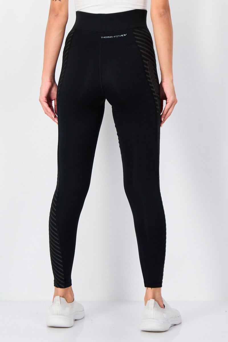 Nike  leggings تدريب ضيقة للنساء، سوداء - Image 4